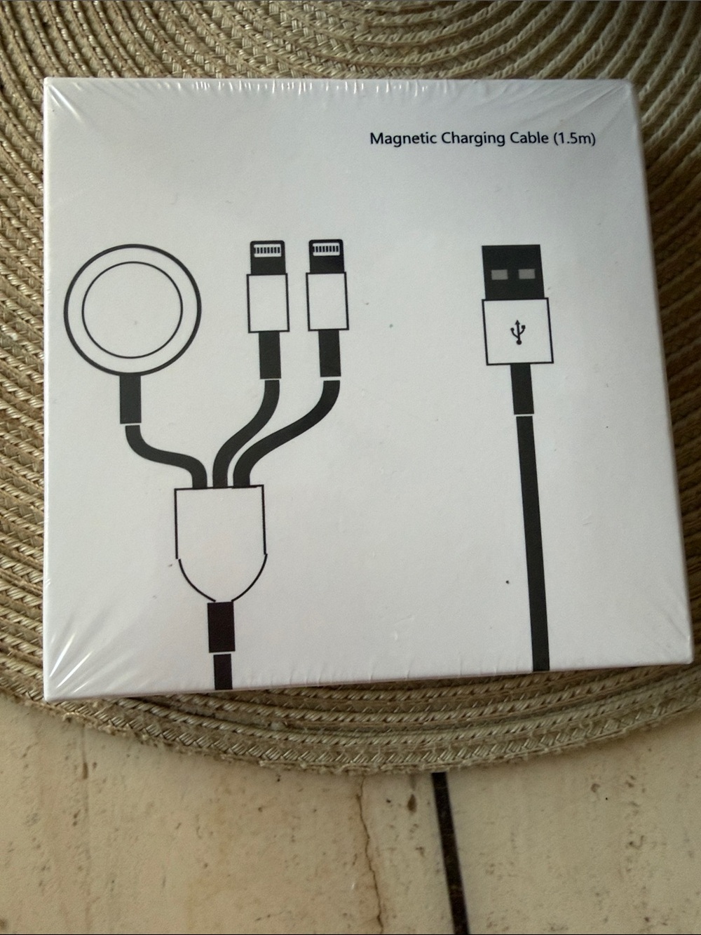 NIP Magnetic 3-in-1 Charging Cable (Black) - Compatible Multi-Device Charger